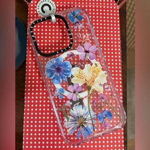 NWT Casetify pressed Floral iPhone 15 Pro case with MagSafe